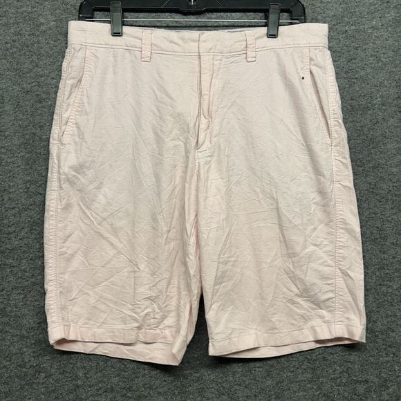 J CREW Shorts Seersucker Men's Pink Size 31 Classic Preppy 10.5 - Picture 1 of 9